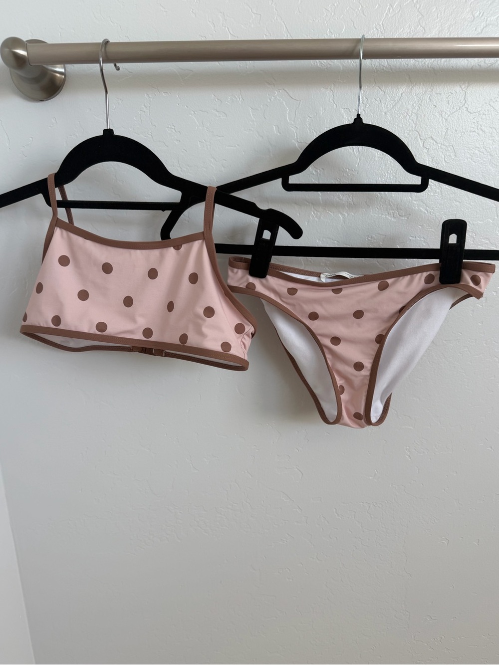Zara Kids Pink Polka Dot Bikini